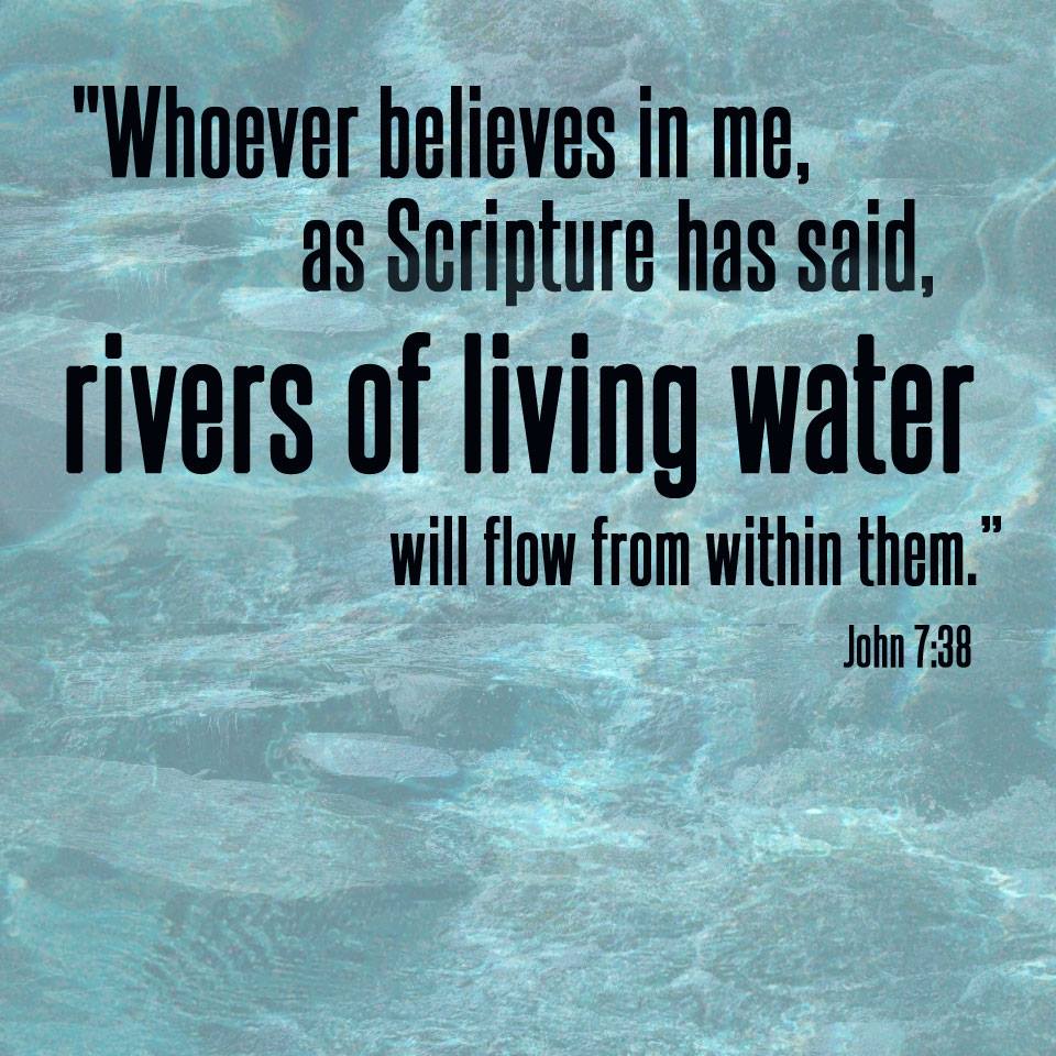 Speak Of Jesus Living Water Jesus Is The Living Water